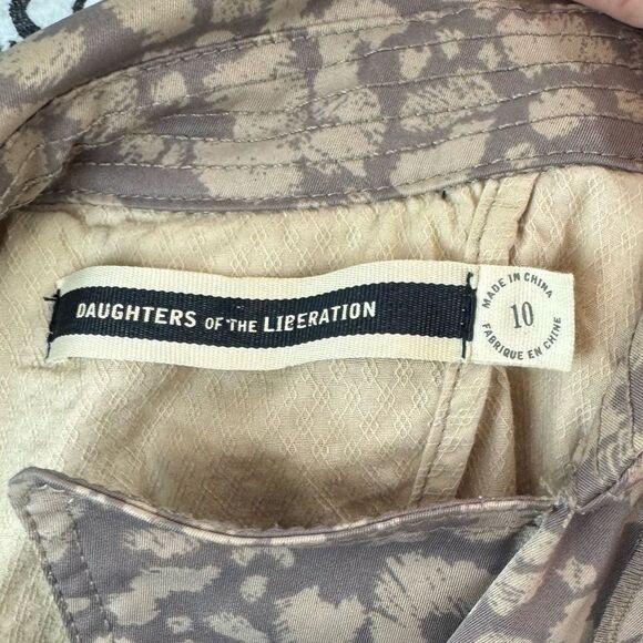 Anthropologie Daughter of the Liberation Printed Belted Long Coat - Picture 7 of 8